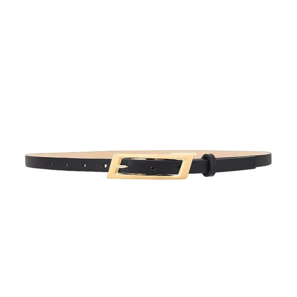 Heaven Mayhem Capsule Belt in Black & Gold Small New Womens Skinny Buckle - Picture 2 of 10